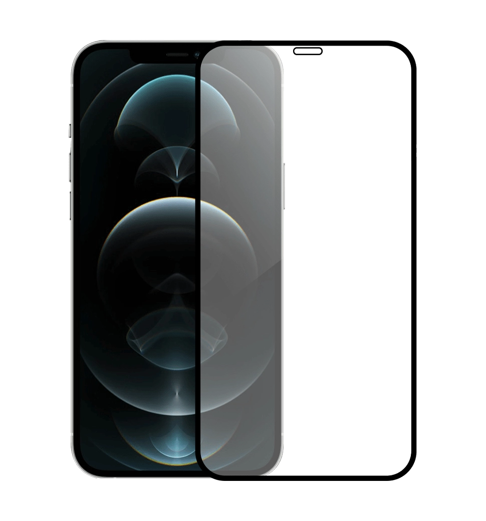 Захисне скло Monblan для iPhone 12 Pro Max 2.5D Anti Static 0.26mm (Black)