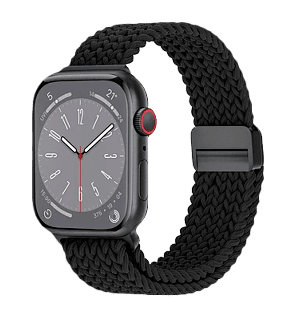 Ремешок Wiwu для Apple Watch 38/40/41mm Braided Nylon magnetic watch band Black