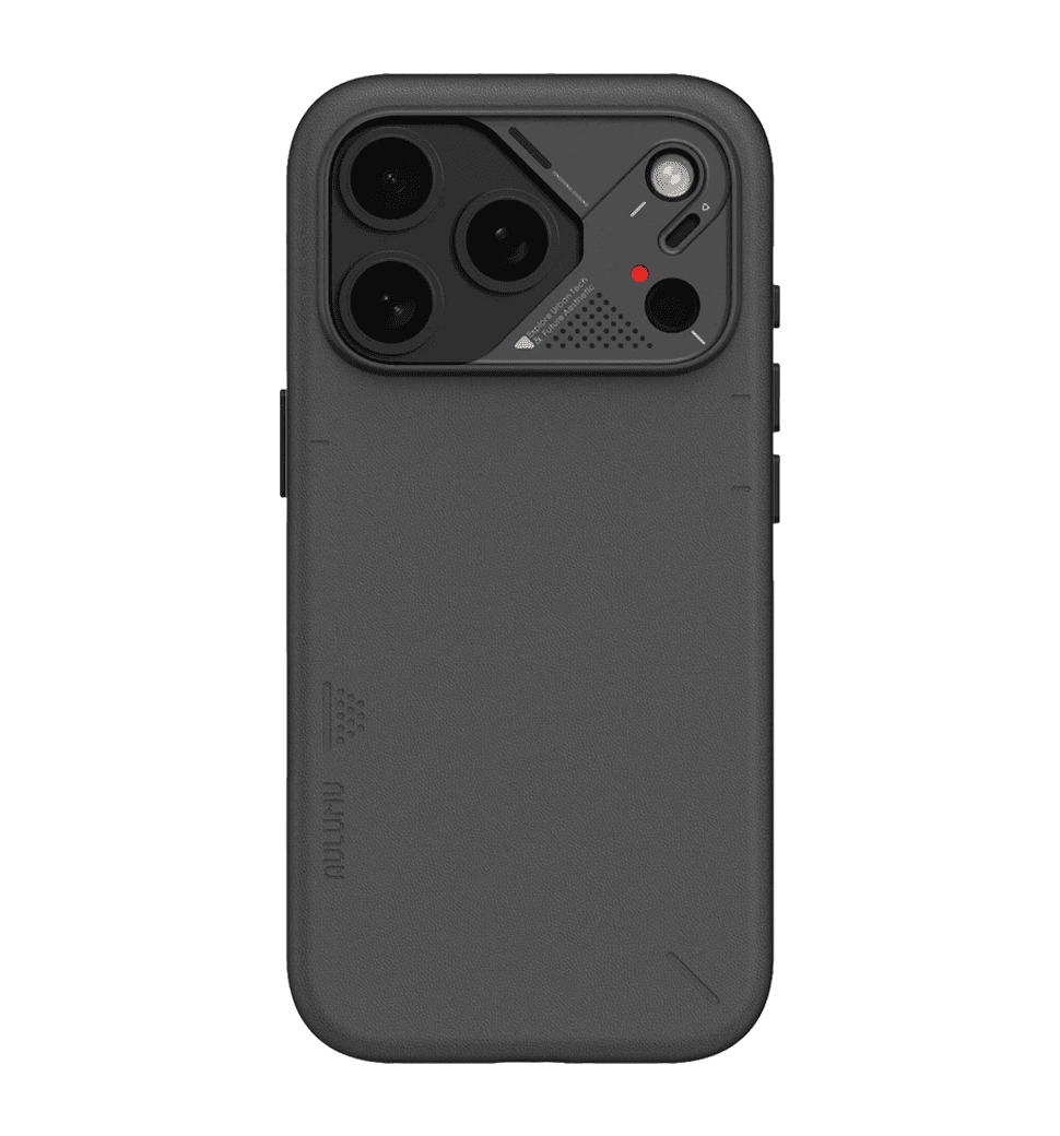 Чохол AULUMU A17 vegan leather case  vegan leather case only for iPhone 17 Pro Black
