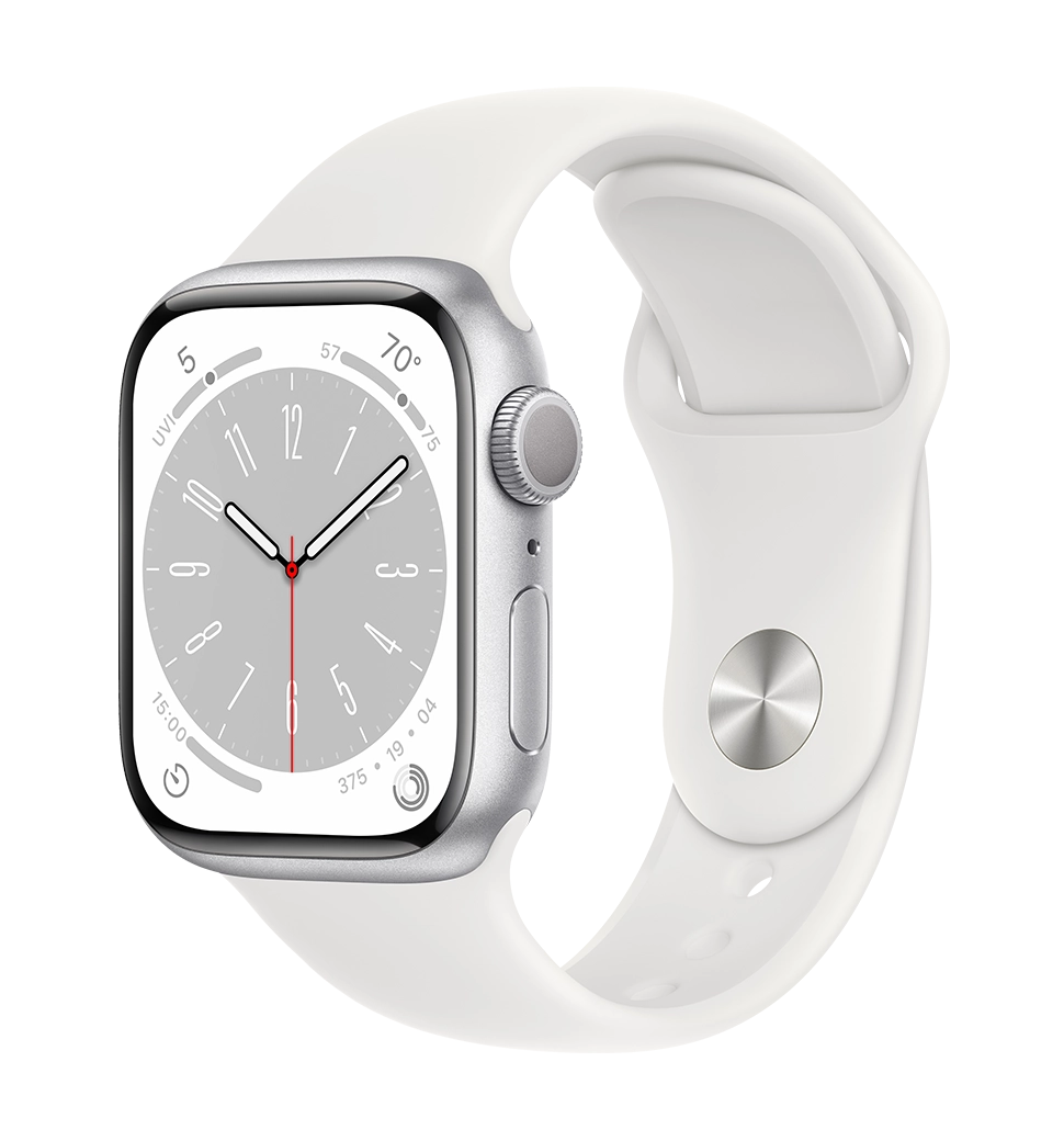 Apple Watch S8 45mm Silver Alu Sp Band M/L (MP6N3/MP6Q3/MP6P3)