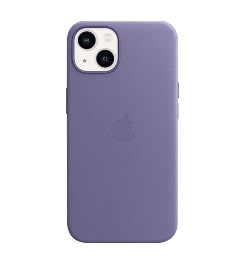 Чохол iPhone 13 Leather Case with MagSafe - Wisteria (MM163)