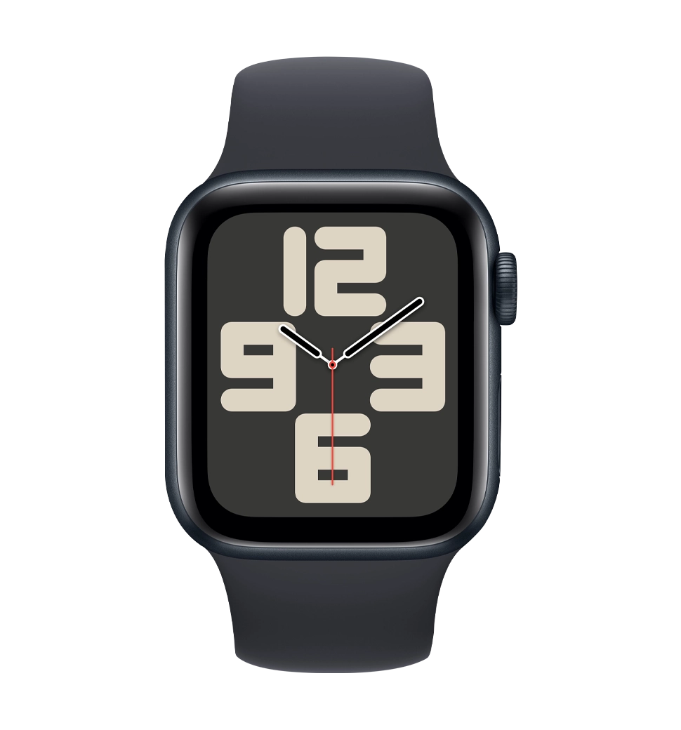 Смарт-часы Apple Watch SE (gen 2) 2023 40mm Midnight Aluminum Case with Midnight Sport Band M/L (MRE93)