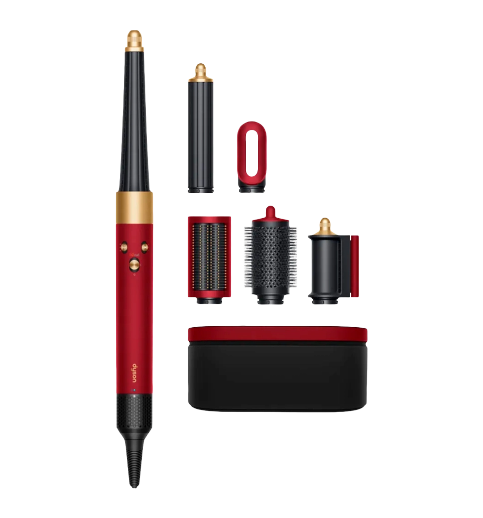 Стайлер для прямого волосся Dyson Airwrap i.d. Multi-Styler and Dryer Straight+Wavy Red Velvet/Gold (596926-01)