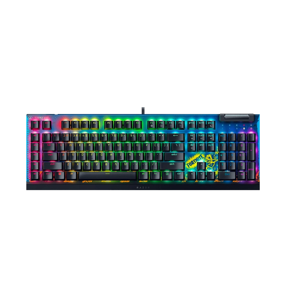 Клавиатура механическая RAZER BlackWidow V4 X, Yellow Switch, FORTNITE (RZ03-04703600-R3M1)