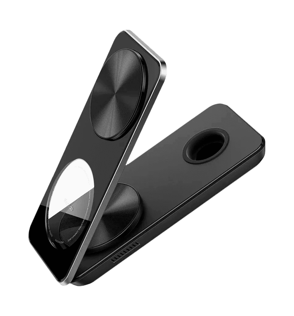 Беспроводная зарядка Mcdodo  [CH-1150] Foldable Magnetic Travel Charging Station 3in1 (Black)