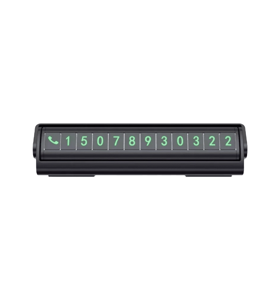 Парковочная Карта Proove Twins Parking Number Plate black