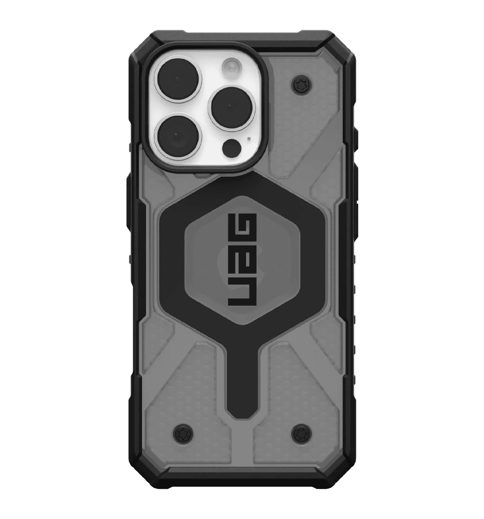 Чехол UAG для iPhone 16 Pro, Pathfinder Clear Magsafe, Ash (114464113131)