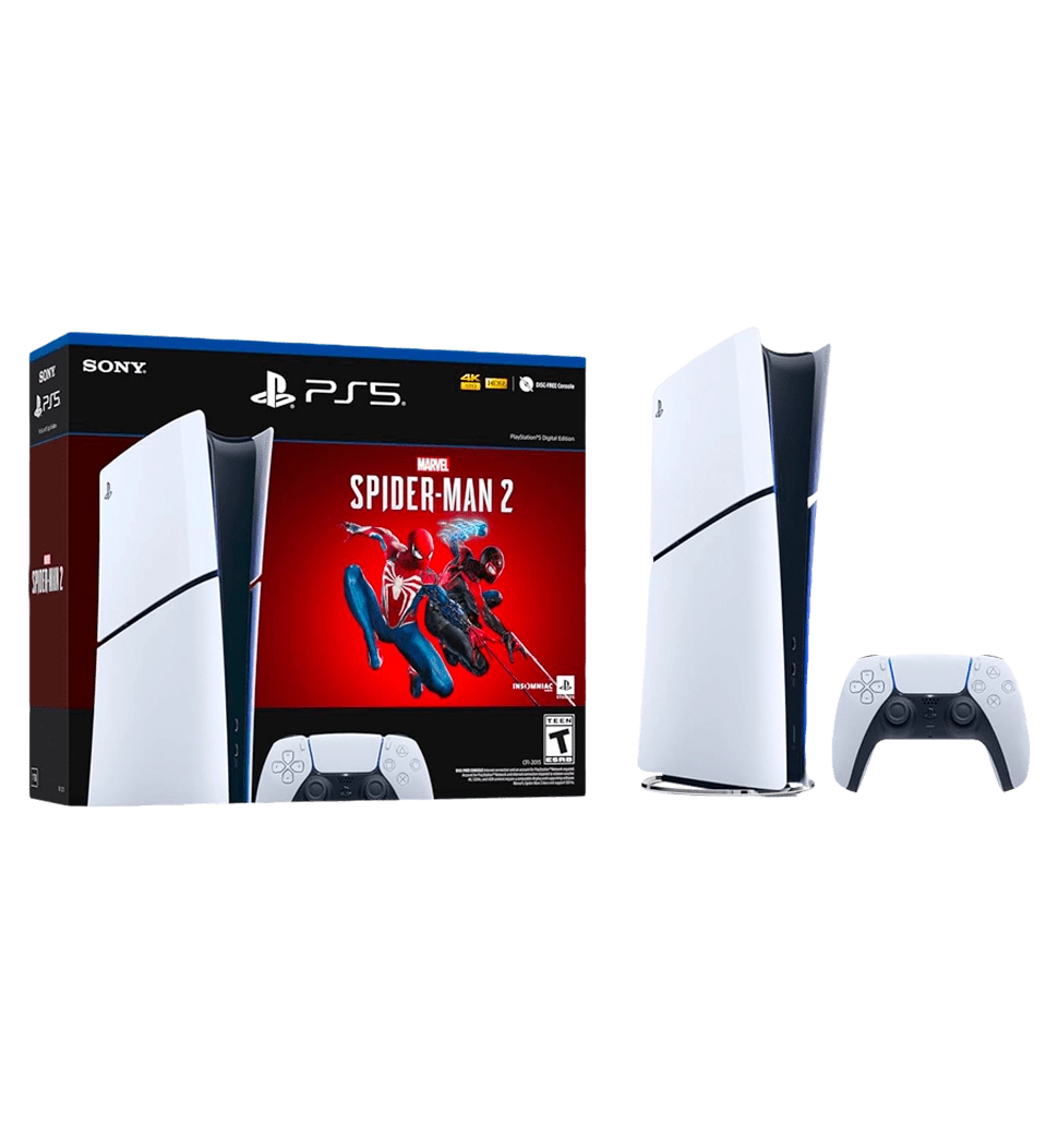 Ігрова приставка Sony PlayStation 5 Slim Digital Edition 1Tb + Marvel's Spider-Man 2