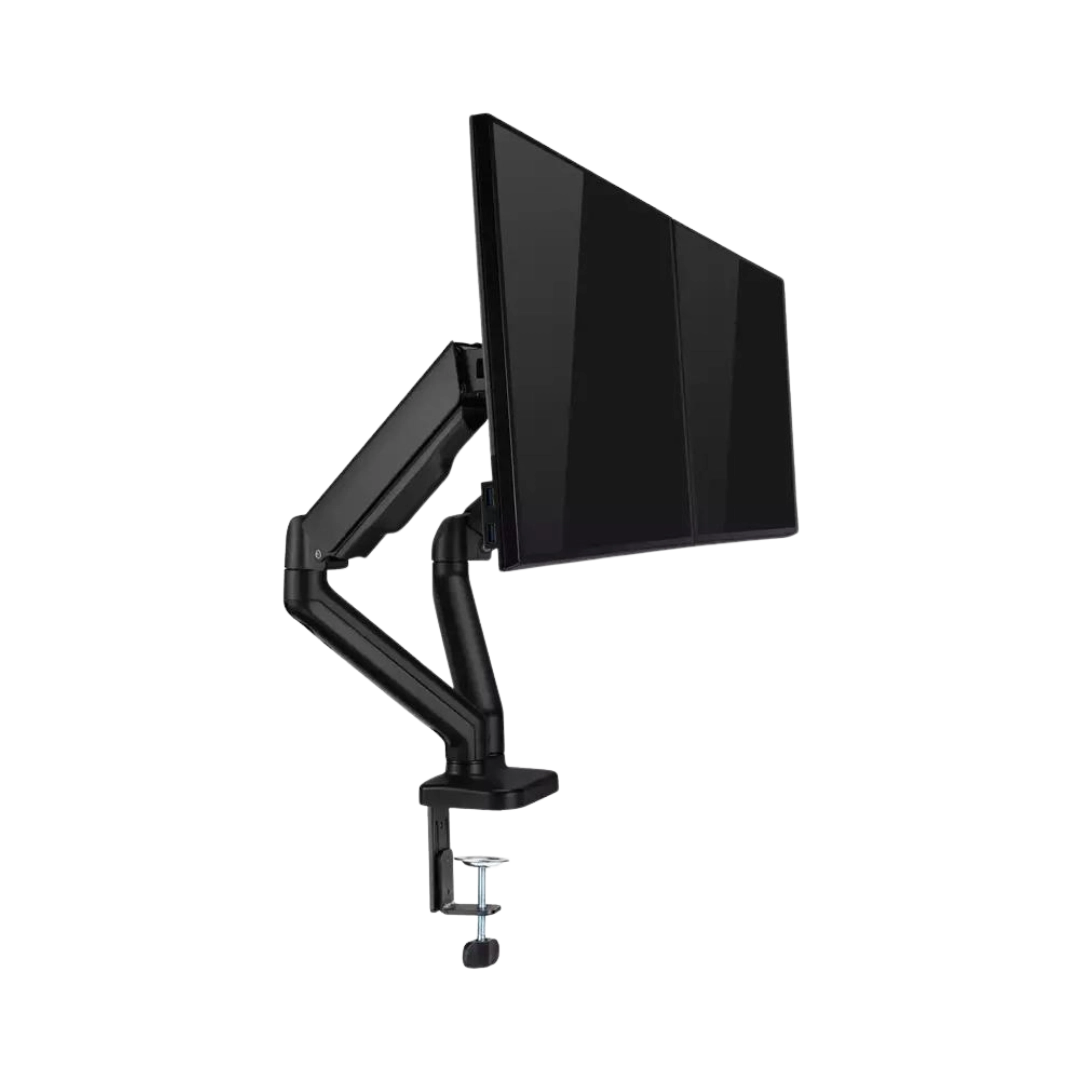 Настольное крепление для двох Мониторів OfficePro MA412B 17-32" Black