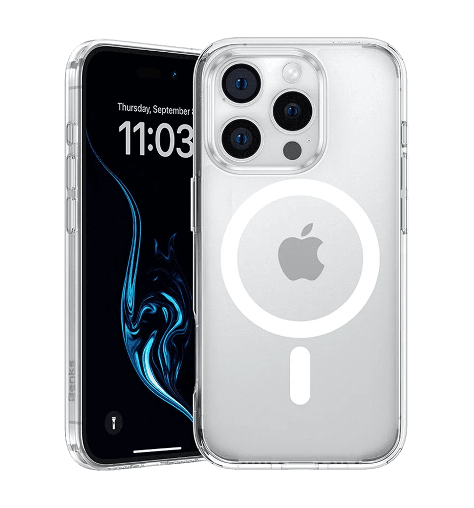 Чехол Benks Magnetic Lucent Pro Drop-Resistant Case  iP16 Pro Transparent