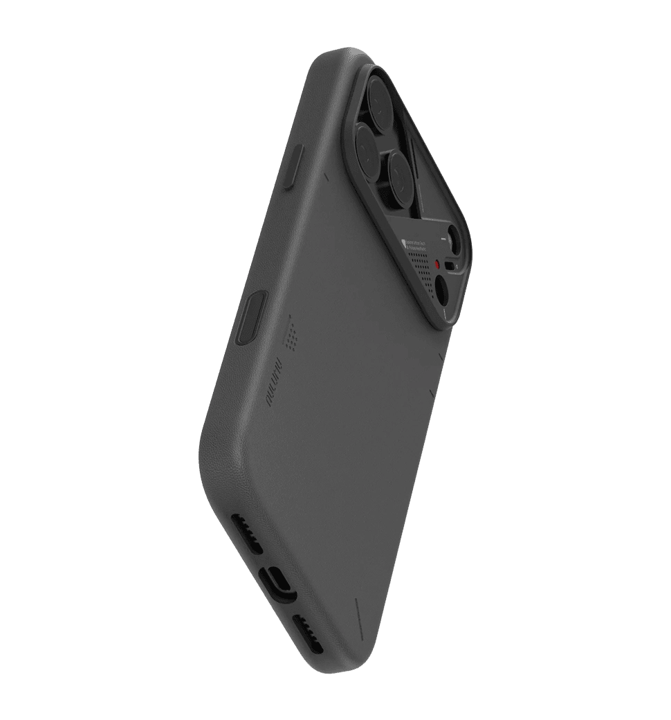 Чохол AULUMU A17 vegan leather case  vegan leather case only for iPhone 17 Pro Black