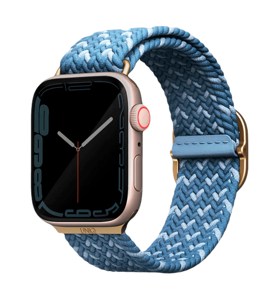 Ремінець Uniq Aspen Braided DE для Apple Watch 41 | 40 | 38 mm Cerulean Blue (UNIQ-41MM-ASPDECBLU)