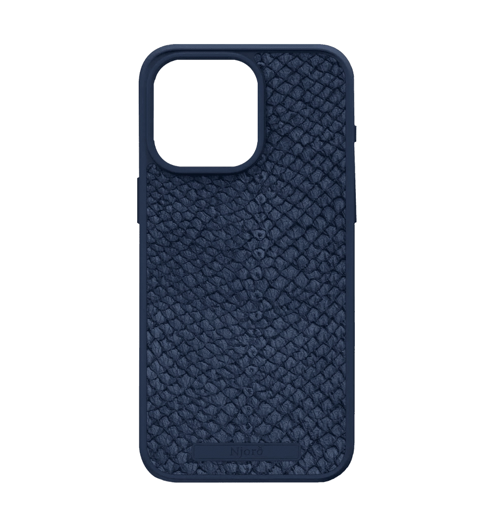 Чохол Njord Salmon Leather MagSafe Case Petrol Blue for iPhone 15 Pro (NA53SL01)