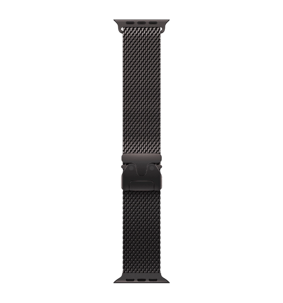 Apple Watch Ultra 2 49mm GPS + LTE Black Titanium Case with Black Titanium Milanese Loop Small (2024) (MX4W3)