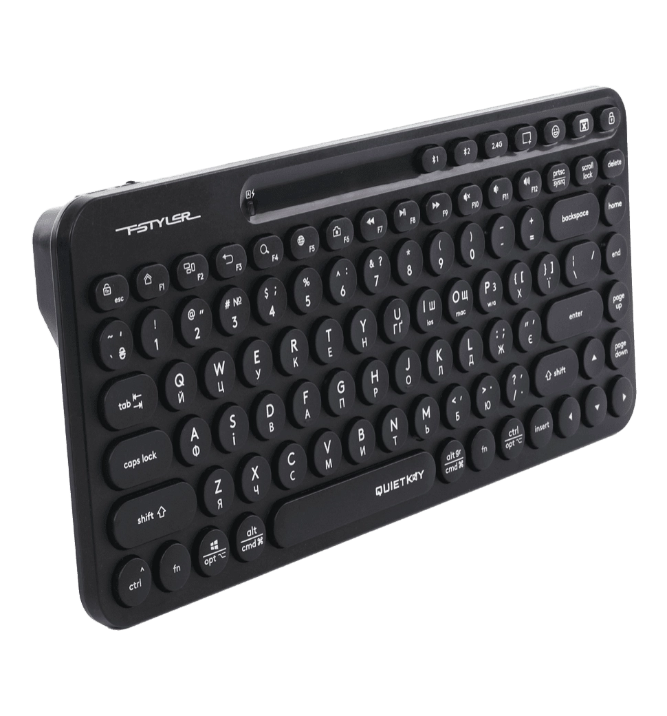 Клавиатура беспроводная A4Tech Fstyler FBK36С AS, цвет черный