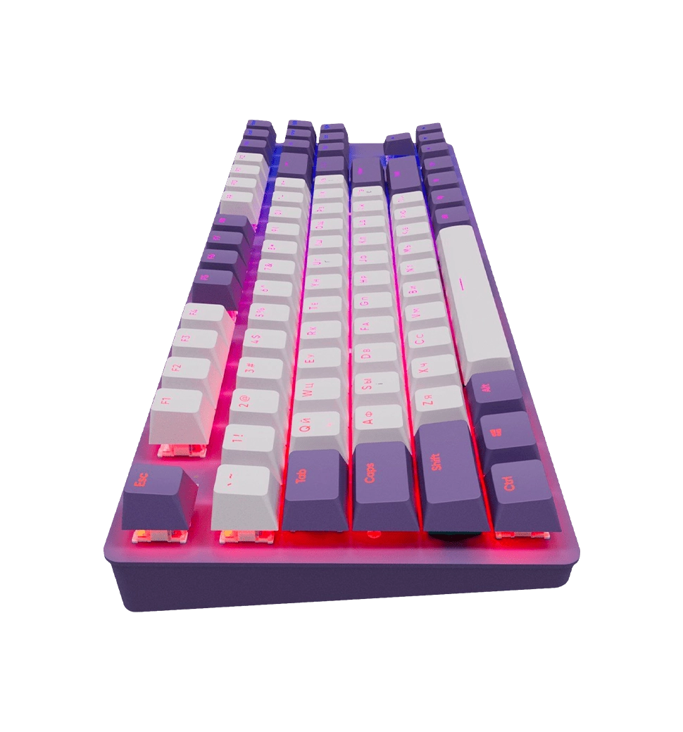 Игровая клавиатура DARK PROJECT KD87A Mech. g3ms Sapphire ENG/UA Violet/Grey (DPO-KD-87A-400300-GMT)