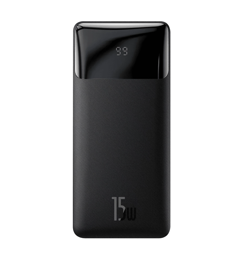 Доп батерея Baseus Bipow Digital Display 15W 20000mAh Black (PPDML-J01)