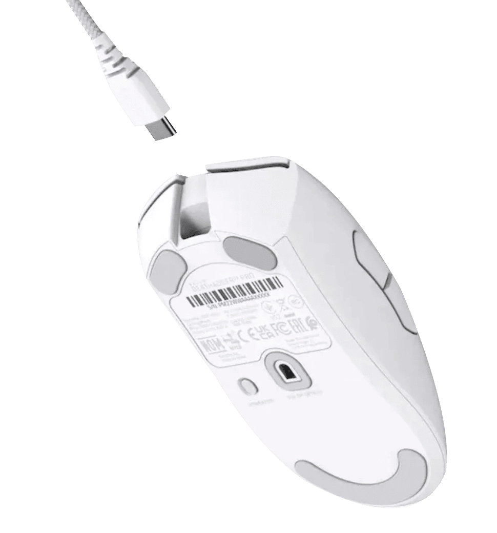 Миша RAZER DeathAdder V3 Pro Wireless, white (RZ01-04630200-R3G1)