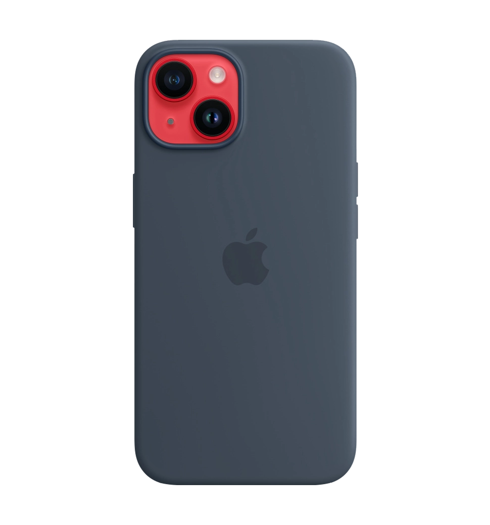 Чохол Силіконовий iPhone 14 Silicone Case with MagSafe Storm Blue (MPRV3)