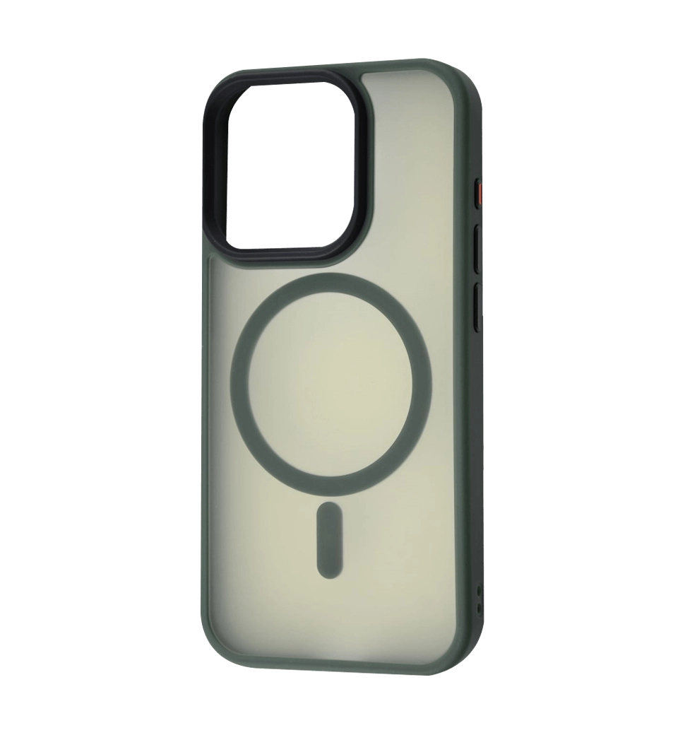 Чехол WAVE Matte Insane Case с MagSafe iPhone 15 Plus green
