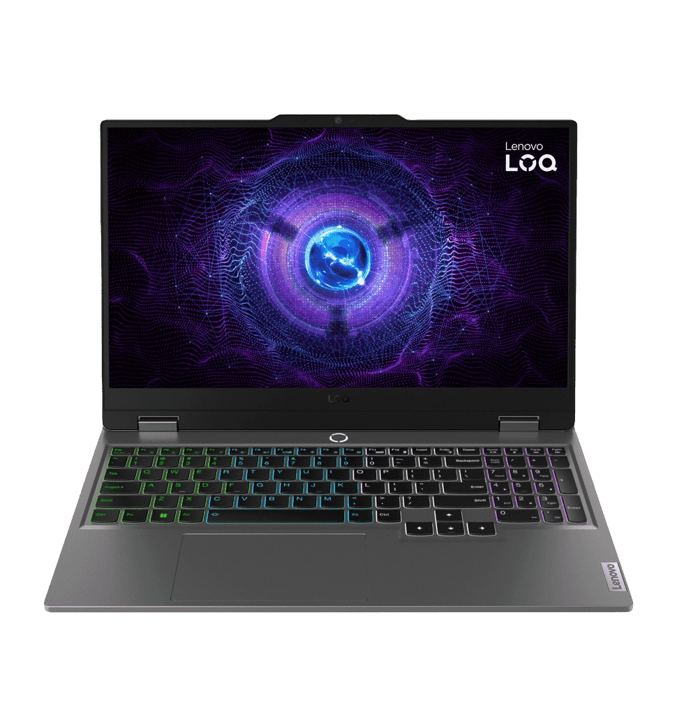 Ноутбук 15.6" LENOVO LOQ 15IAX9/Intel i5-12450HX/16GB/1TB SSD/RTX2050-4GB/DOS/Grey