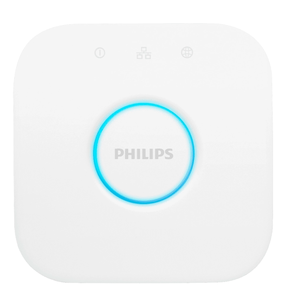 Набор Philips Hue (Bridge, лампа E27 White 2шт, лампа E27 RGB 2шт) (BRIDGE+E27W2P+E27RGB2P)