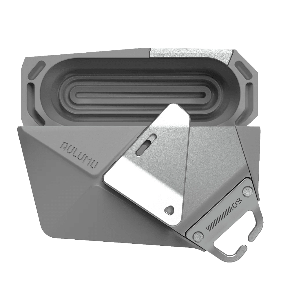 Чохол AULUMU Geomertric case for AirPods Pro2 Grey
