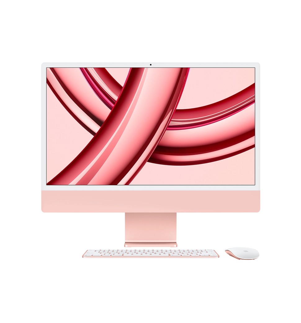 iMac 24" Retina 4,5K/M3/8GB/8CPU/10GPU/256GB SSD/Pink 2023 (MQRT3)