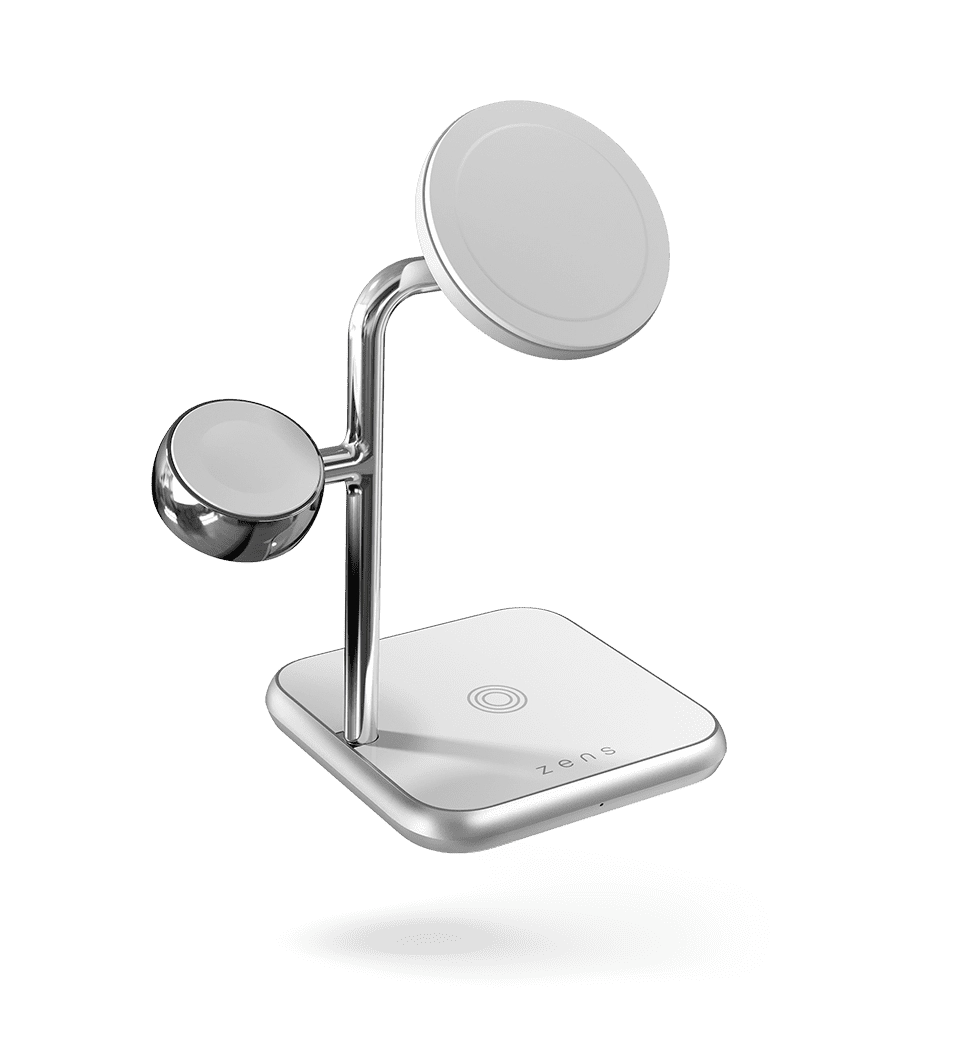 Зарядна станція Zens 4-in-1 MagSafe + Watch Wireless Charging Station White (ZEDC22W/00)