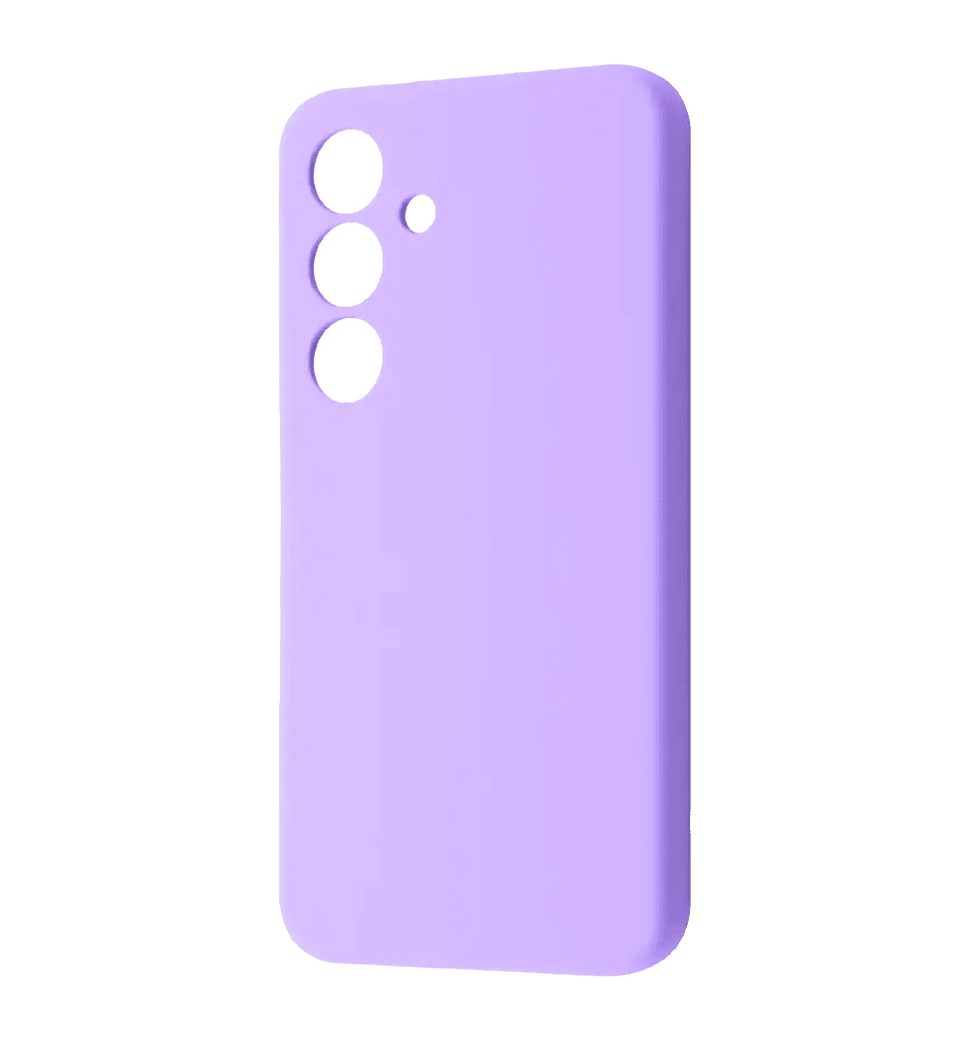 Чехол WAVE Full Silicone Cover Samsung Galaxy S24 FE (light purple)
