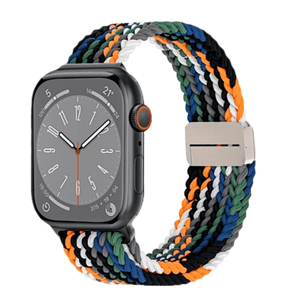 Ремешок Wiwu для Apple Watch 42/44/45/49mm Braided Nylon magnetic watch band Multi color