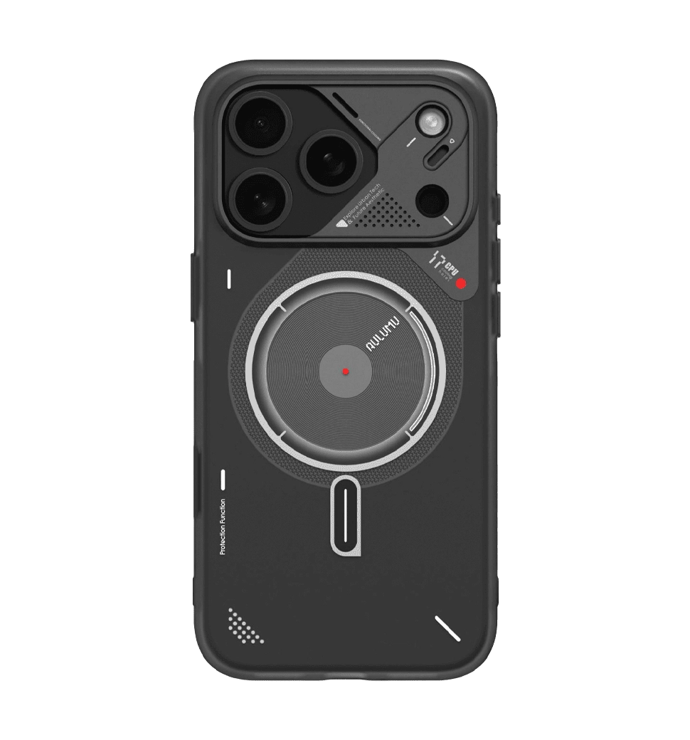 Чехол AULUMU A17 TPU IMD case TPU IMD case only for iPhone 17 Pro translucent gray