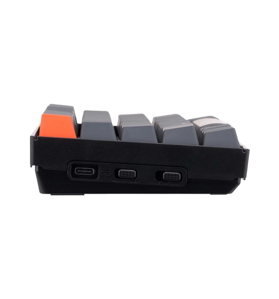 Клавиатура механическая Keychron K6 68Key, Gateron G Pro Red, Hot-swap, BT/USB-A, EN/UKR, RGB, чорний