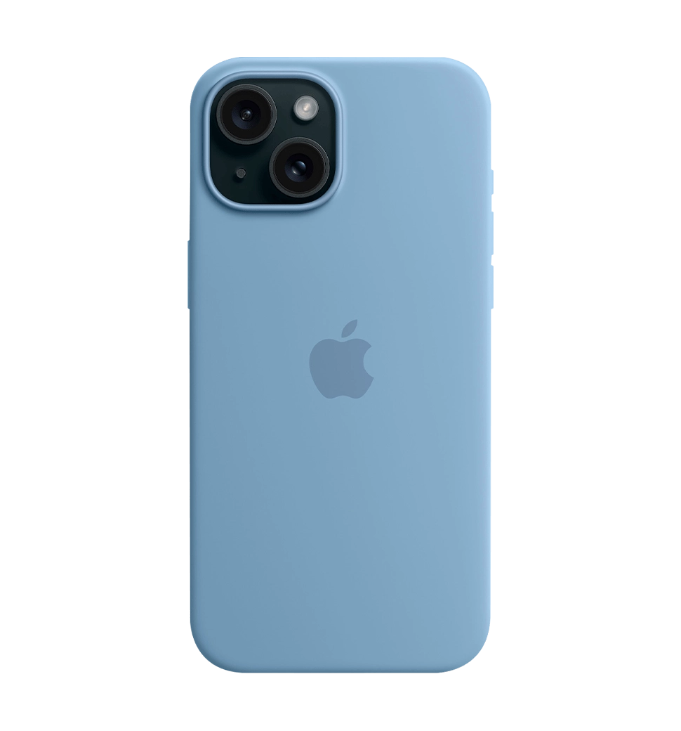 Чохол силіконовий iPhone 15 Silicone Case with MagSafe Winter Blue (MT0Y3)