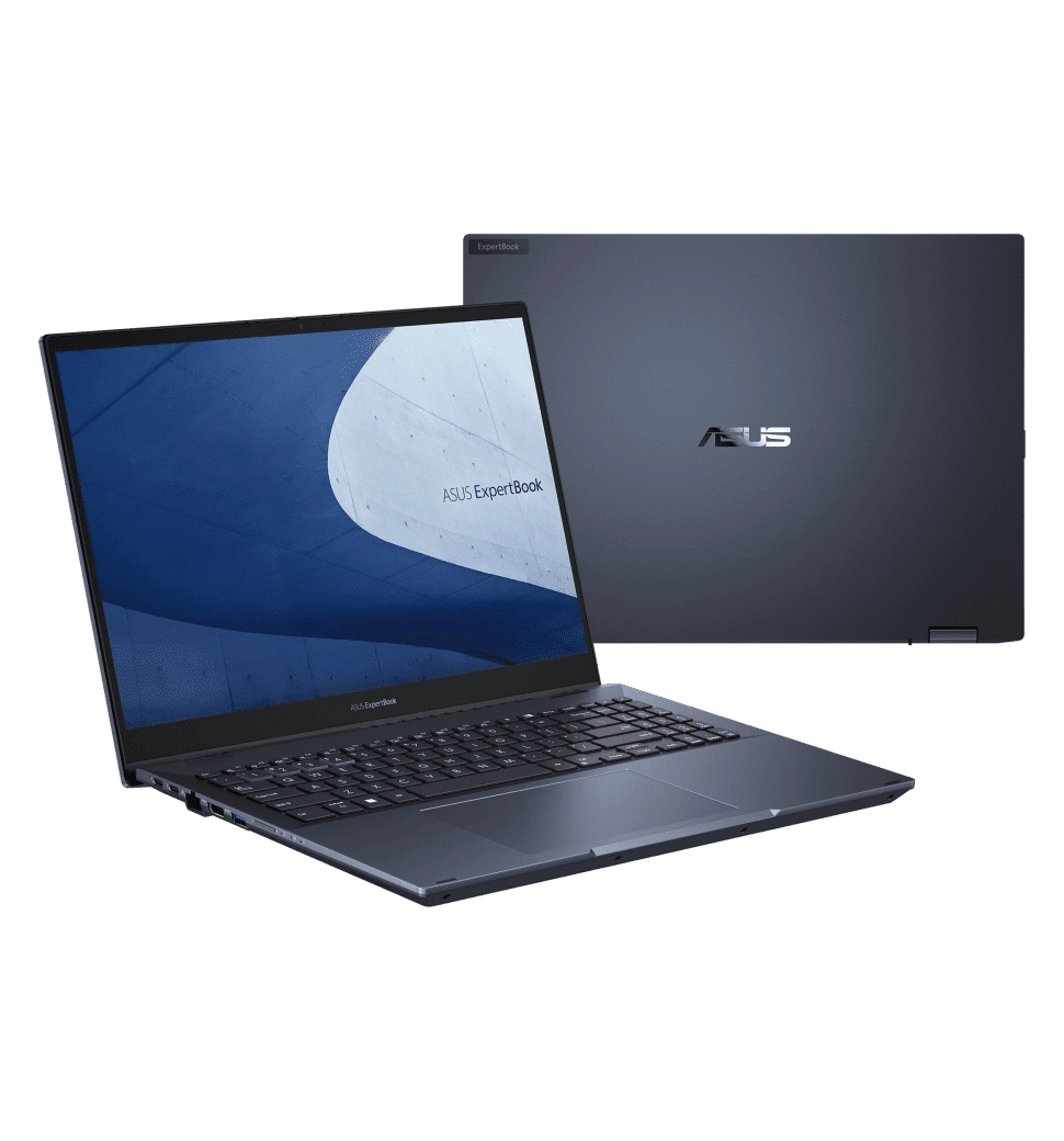Ноутбук 16" ASUS Expertbook B5 Flip B5602FBA-MI0173/Intel i7-1260P/24GB/1TB SSD/Intel Iris Xe/DOS/Black/Bag+Stylus