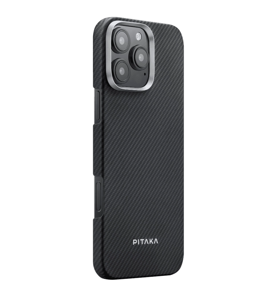 Чехол Pitaka Ultra-Slim Case Classic Twill 600D Black/Grey for iPhone 16 Pro Max (KI1601PMA)