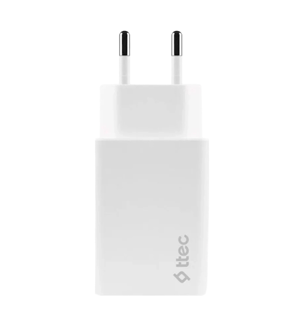 Адаптер Ttec SmartCharger Duo PD USB-C 40W Білий (2SCS27B)
