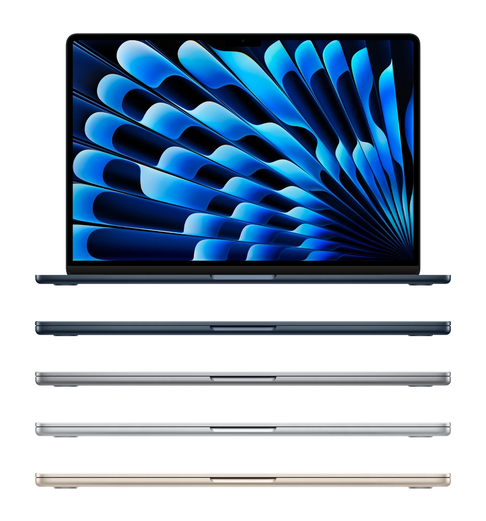 Macbook Air 15 Apple M3/8CPU/10GPU/16GB/1TB SSD/ Midnight 2024 (Z1BV0006P)