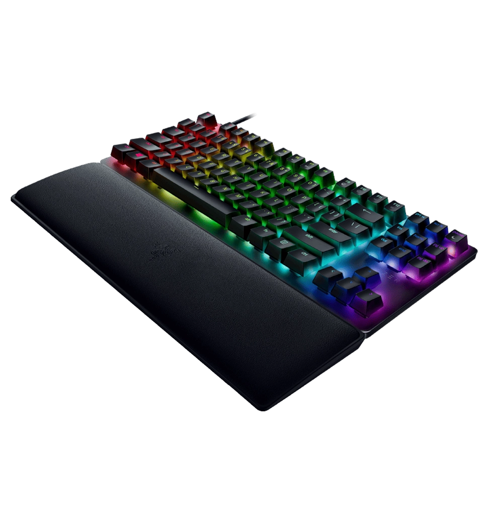 Клавіатура механічна RAZER Huntsman V2 Tenkeyless, Red Optical switch, RU (RZ03-03940800-R3R1)