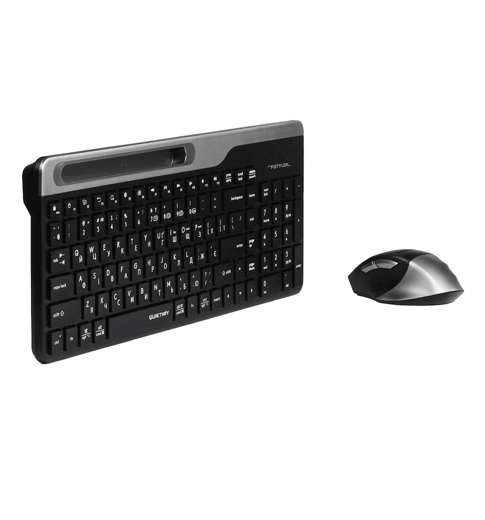 Комплект A4Tech Fstyler FB2535CS клавіатура з мишою , USB, колір димчато-сірий