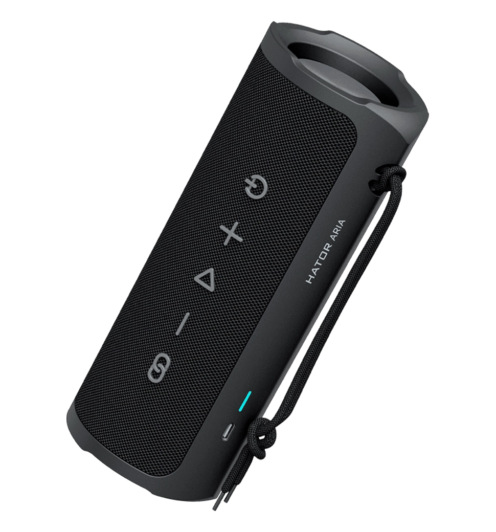 Колонка портативна Bluetooth HATOR Aria Wireless (HTA-201) Phantom Black