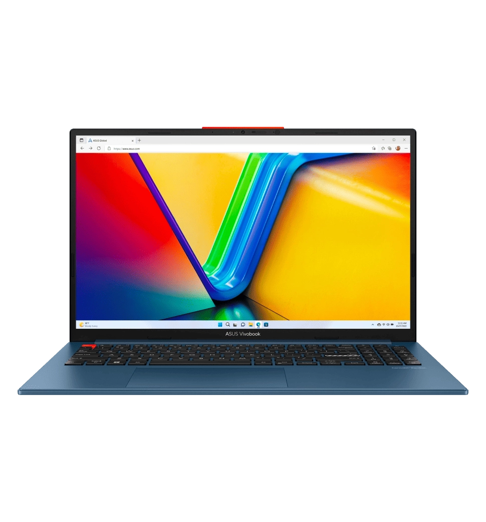 Ноутбук 15.6" ASUS Vivobook S 15 K5504VA-MA381 OLED (90NB0ZK1-M00NB0)/Intel i7-13700H/16GB/1TB SSD/Intel Iris Xe/DOS/Blue