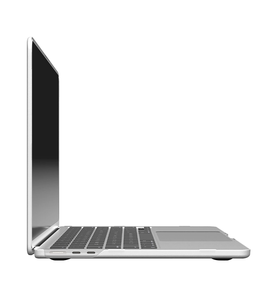 Чохол-накладка Moshi Ultra Slim Case iGlaze Stealth Clear for MacBook Air 13.6" M2 (99MO071911)