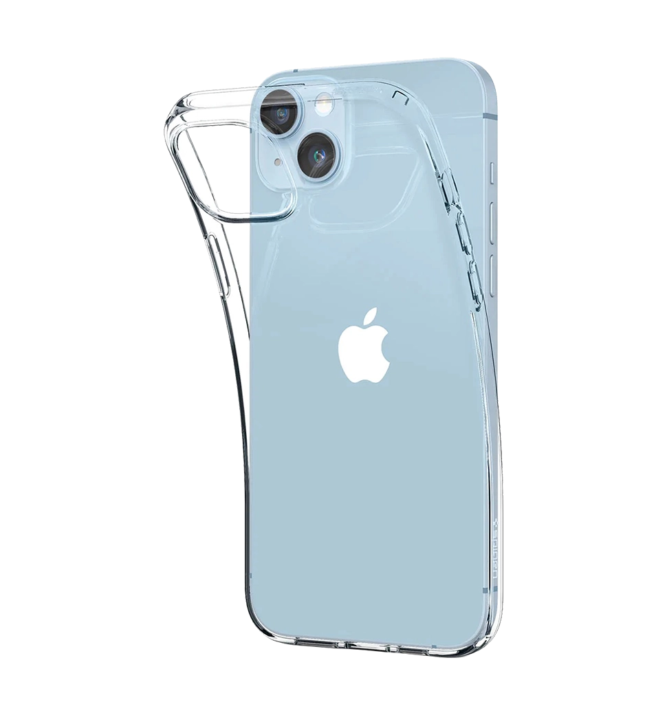 Чохол Spigen  iPhone 14 Liquid Crystal, Crystal Clear (ACS05033) — фото 3