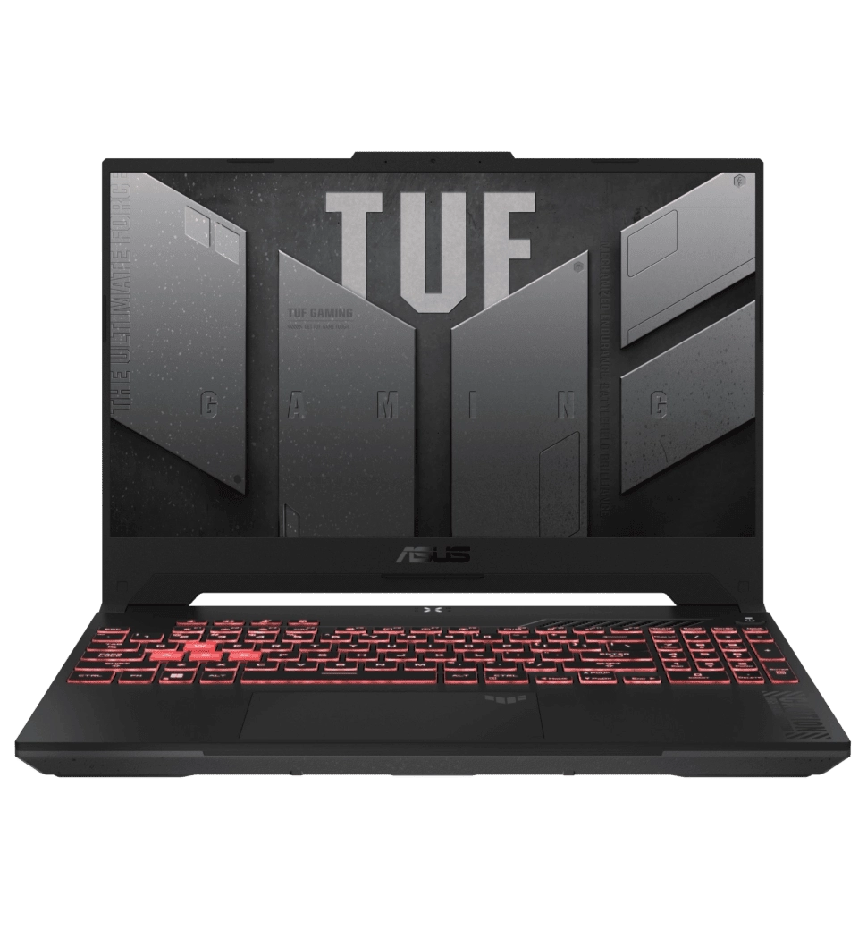 Ноутбук 15.6" ASUS TUF Gaming A15 FA507NVR-LP156(90NR0JK8-M00970 ) AMD R7-7435HS/16GB/F512GB/NVD4060-8/NoOS/Gray