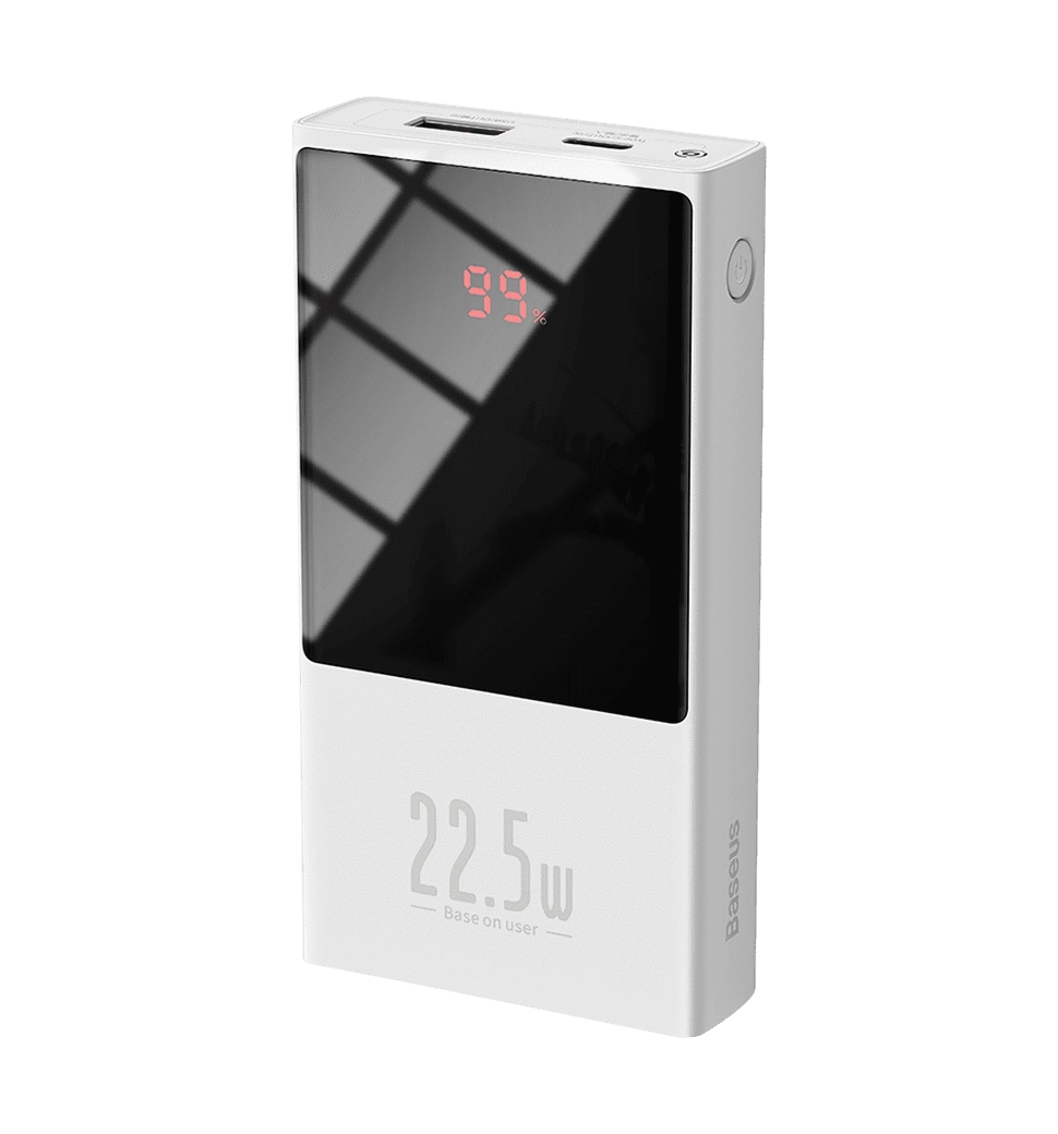 Доп батарея Baseus Super Mini Digital Display 10000mAh 22.5W White (PPMN-A02)