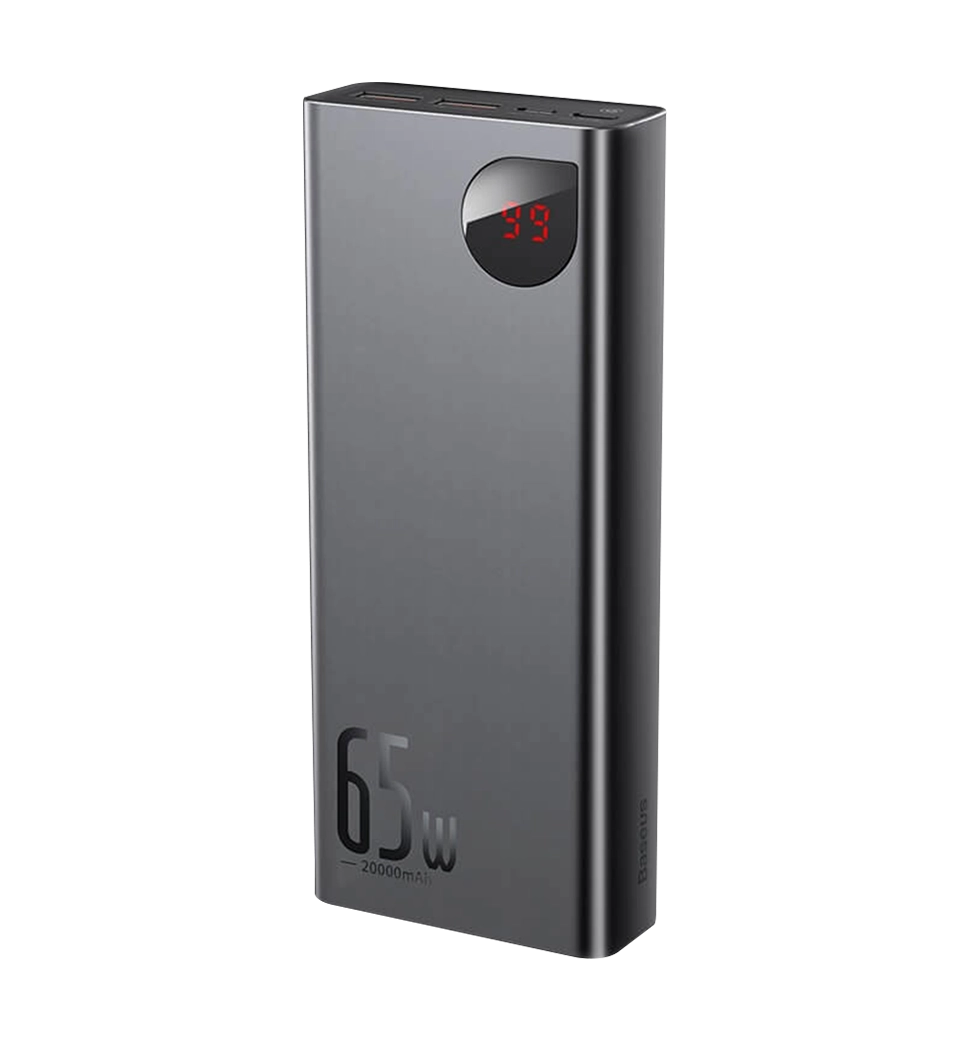 Доп батерея Baseus Adaman Metal Digital Display 20000mAh 65W Black (PPIMDA-D01)