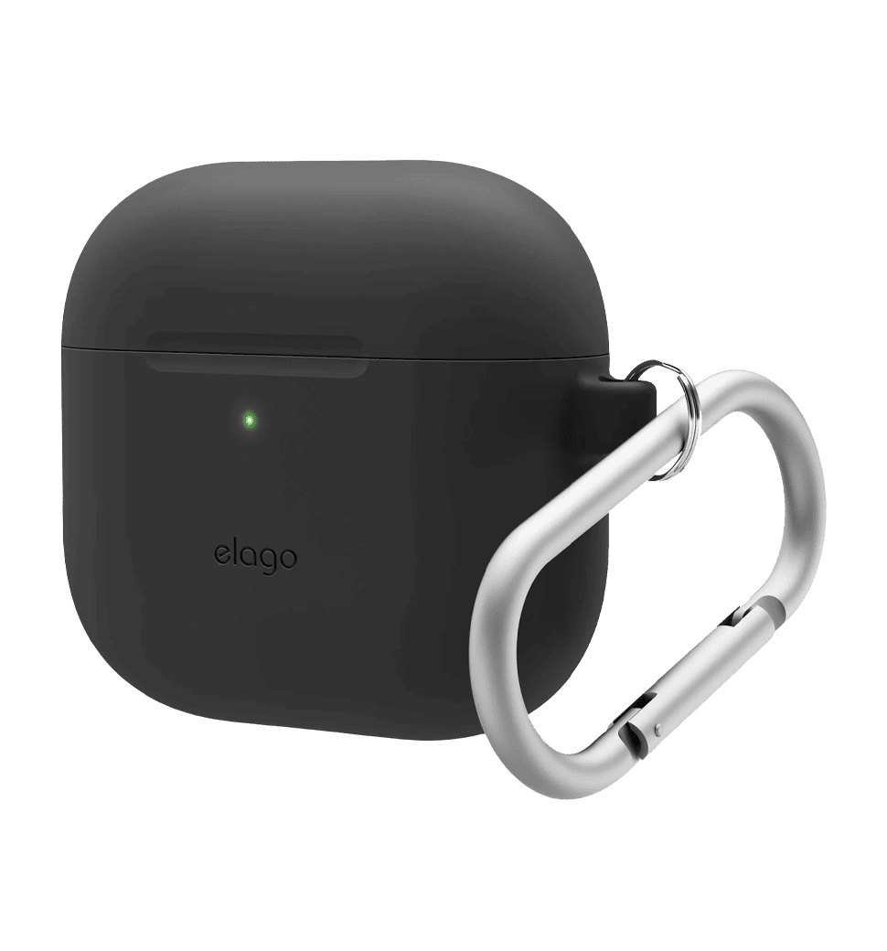 Чехол Elago Silicone Hang Black for Airpods 4rd Gen (EAP4SC-HANG-BK)