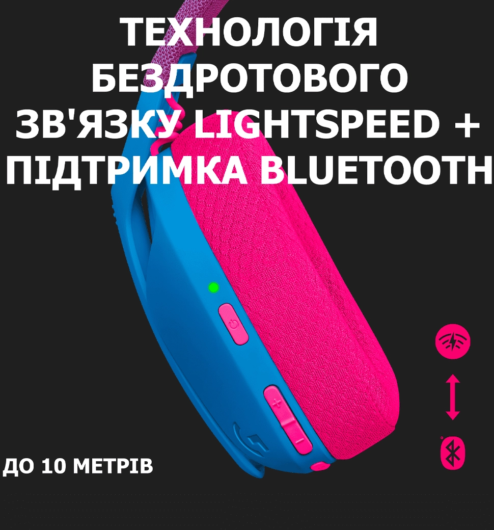 Гарнитура LOGITECH G435 LIGHTSPEED Wireless Gaming - BLUE (981-001062)