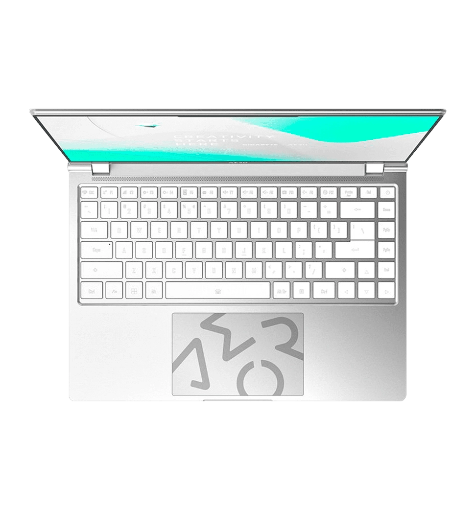 Ноутбук 14" Gigabyte AERO 14/Intel i7-13700H/16GB/1TB SSD/RTX4050-6/W11/Silver